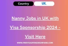 Nanny Jobs in UK with Visa Sponsorship