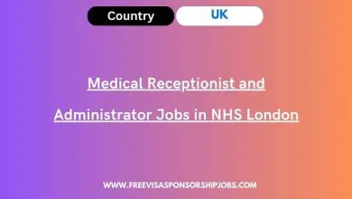 Medical Receptionist and Administrator Jobs in NHS London