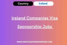 Ireland Companies Visa Sponsorship Jobs
