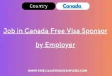Job in Canada Free Visa Sponsor by Employer