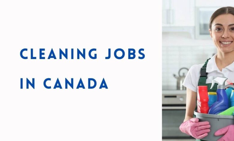 Cleaning Jobs in Canada