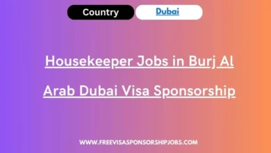 Housekeeper Jobs in Burj Al Arab Dubai Visa Sponsorship