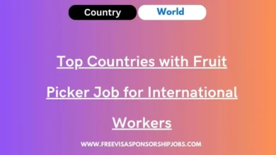 Top Countries with Fruit Picker Job for International Workers