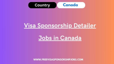 Visa Sponsorship Detailer Jobs in Canada