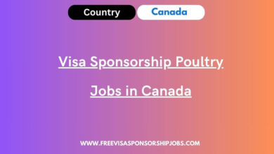 Visa Sponsorship Poultry Jobs in Canada