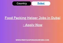 Food Packing Helper Jobs in Dubai
