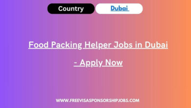 Food Packing Helper Jobs in Dubai