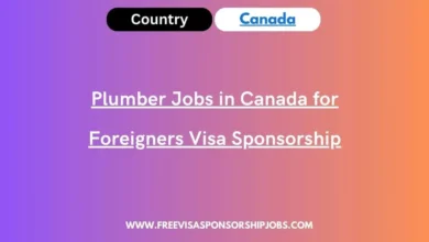 Plumber Jobs in Canada for Foreigners Visa Sponsorship