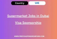 Supermarket Jobs in Dubai Visa Sponsorship