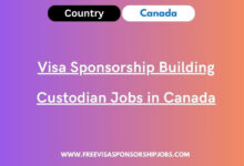 Visa Sponsorship Building Custodian Jobs in Canada