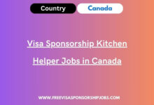 Visa Sponsorship Kitchen Helper Jobs in Canada