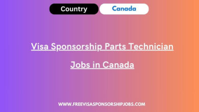 Visa Sponsorship Parts Technician Jobs in Canada