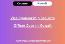 Visa Sponsorship Security Officer Jobs in Kuwait