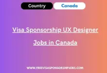 Visa Sponsorship UX Designer Jobs in Canada