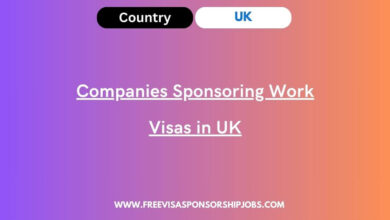 Companies Sponsoring Work Visas in UK