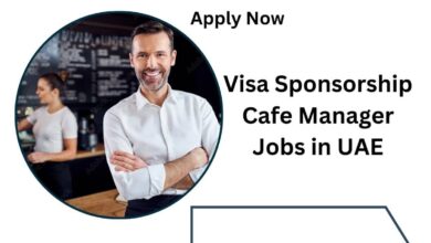 Visa Sponsorship Cafe Manager Jobs in UAE