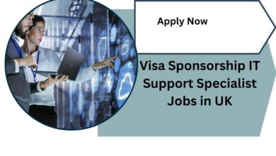 Visa Sponsorship IT Support Specialist Jobs in UK