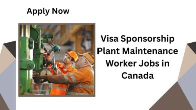 Visa Sponsorship Plant Maintenance Worker Jobs in Canada