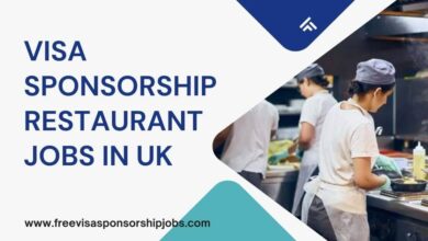Visa Sponsorship Restaurant Jobs in UK