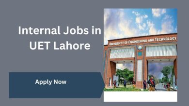 Internal Jobs in UET Lahore