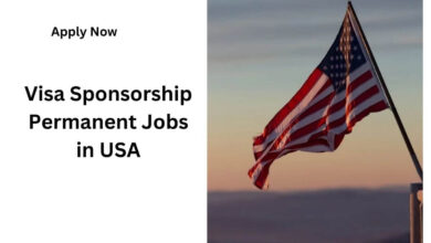 Visa Sponsorship Permanent Jobs in USA